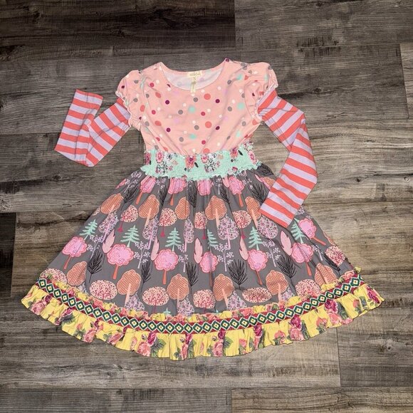 Matilda Jane Collette Maggie Dress And Pants Friends Forever Girls Size 8 - Picture 3 of 7